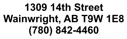 1309 14th Street Wainwright, AB T9W 1E8 (780) 842-4460